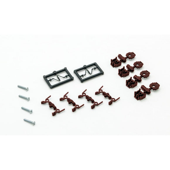 Micro-Trains 001 25 301 - True-Scale w/Long Shank - 1301-10-B - Brown - 10 Pairs - Unassembled