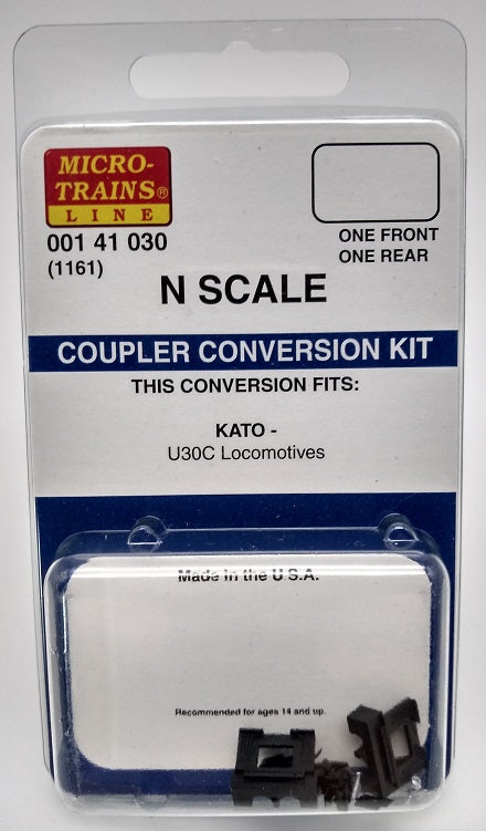Micro-Trains 001 41 030 - Coupler Conversion Kit - Kato U30C Locomotive