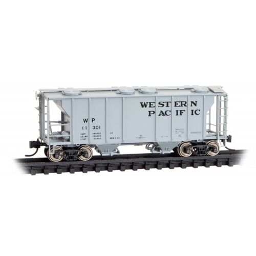 Micro-Trains 095 00 021 - PS-2 2 Bay Covered Hopper - Western Pacific #11301