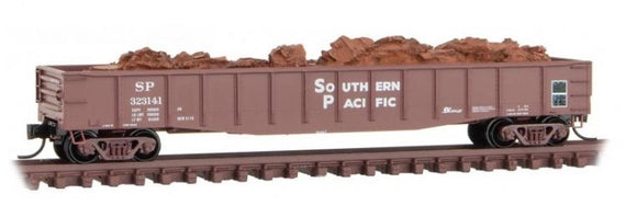 Micro-Trains 105 00 381 - 50' Steel Side - 14 Panel Fixed End Gondola - Southern Pacific #323141