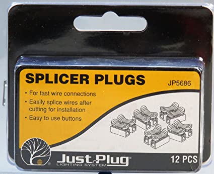 Woodland Scenics JP5686 - Splicer Plugs - 12 Pieces