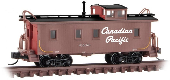 Micro-Trains 051 00 011 - 34' Wood Sheathed Caboose - Canadian Pacific #435076
