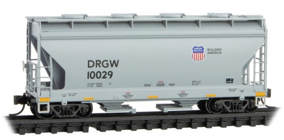 Micro-Trains 092 00 502 - 2 Bay Covered Hopper - Union Pacific #10029