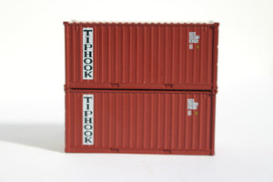 JTC 205302 - 20' Standard Height Container - 2 Pack - TIPHOOK