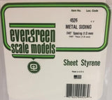 Evergreen 4526 - Metal Siding - .040"/1.0mm Spacing // .040"/1.0mm Thick - 1 Sheet