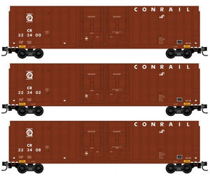 Micro-Trains 993 00 181 - 60' Excess Height Boxcar - Three Pack - Conrail