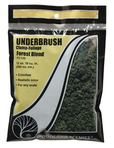 Woodland Scenics FC139 - Underbrush - Forest Blend - 12oz Bag
