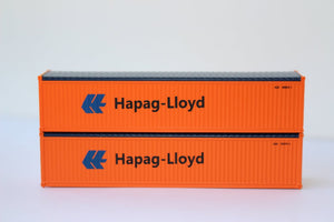 JTC 402402 - 40' Canvas/Open Top Standard Height Container - 2 Pack - Hapag-Lloyd