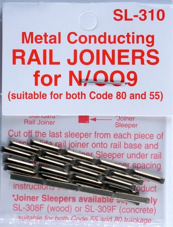 Peco SL 310 - Nickle Silver Rail Joiners.
