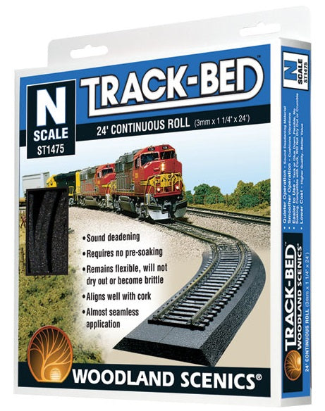 Woodland Scenics ST1475 - Track-Bed - 24' Continuous Roll