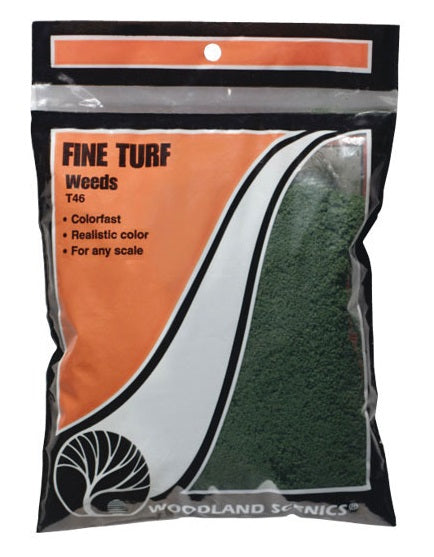 Woodland Scenics T46 - Fine Turf - Weeds - 21.6 cu in bag