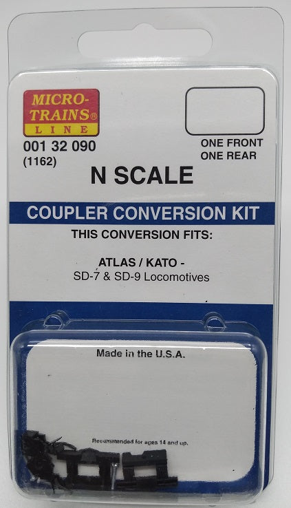 Micro-Trains 001 32 090 - Coupler Conversion Kit - Atlas/Kato SD-7 & SD-9 - (1162) 2 Pairs